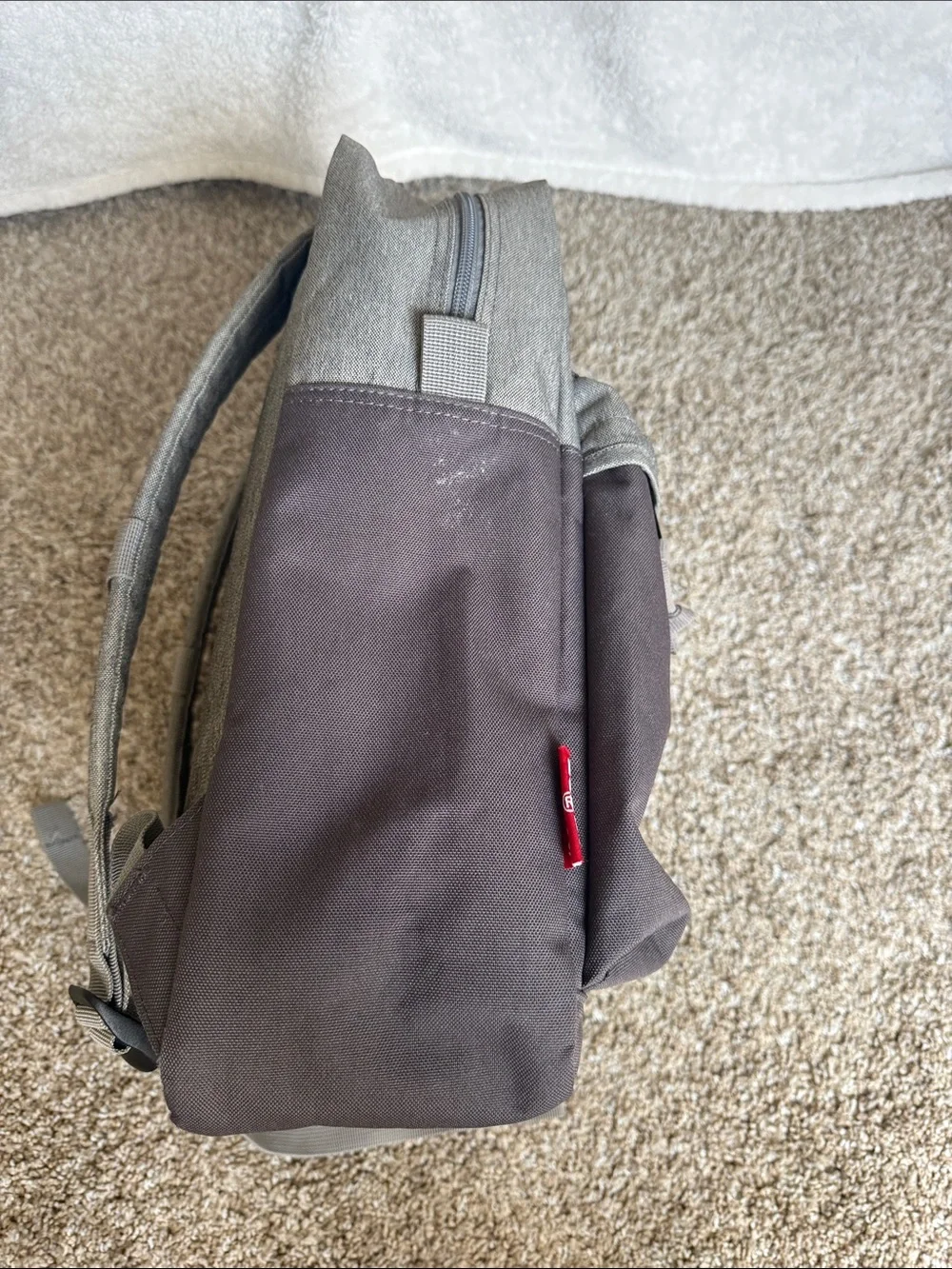 Levi's Two-Tone Gray and Brown Women's Backpack